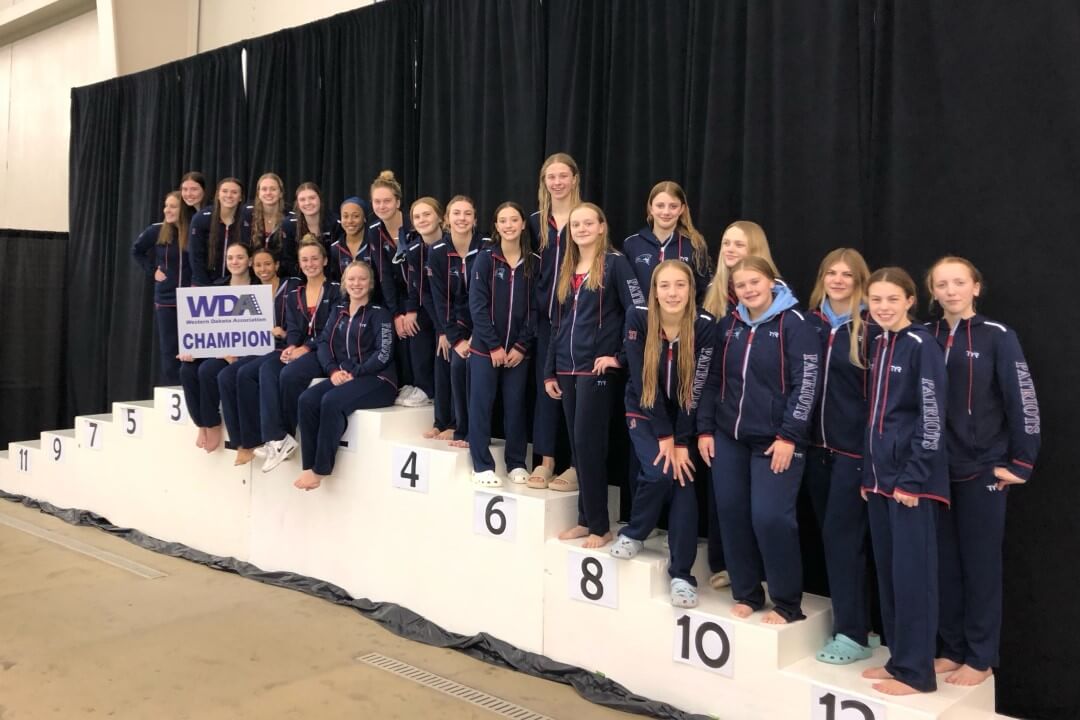 Patriots swim to WDA title